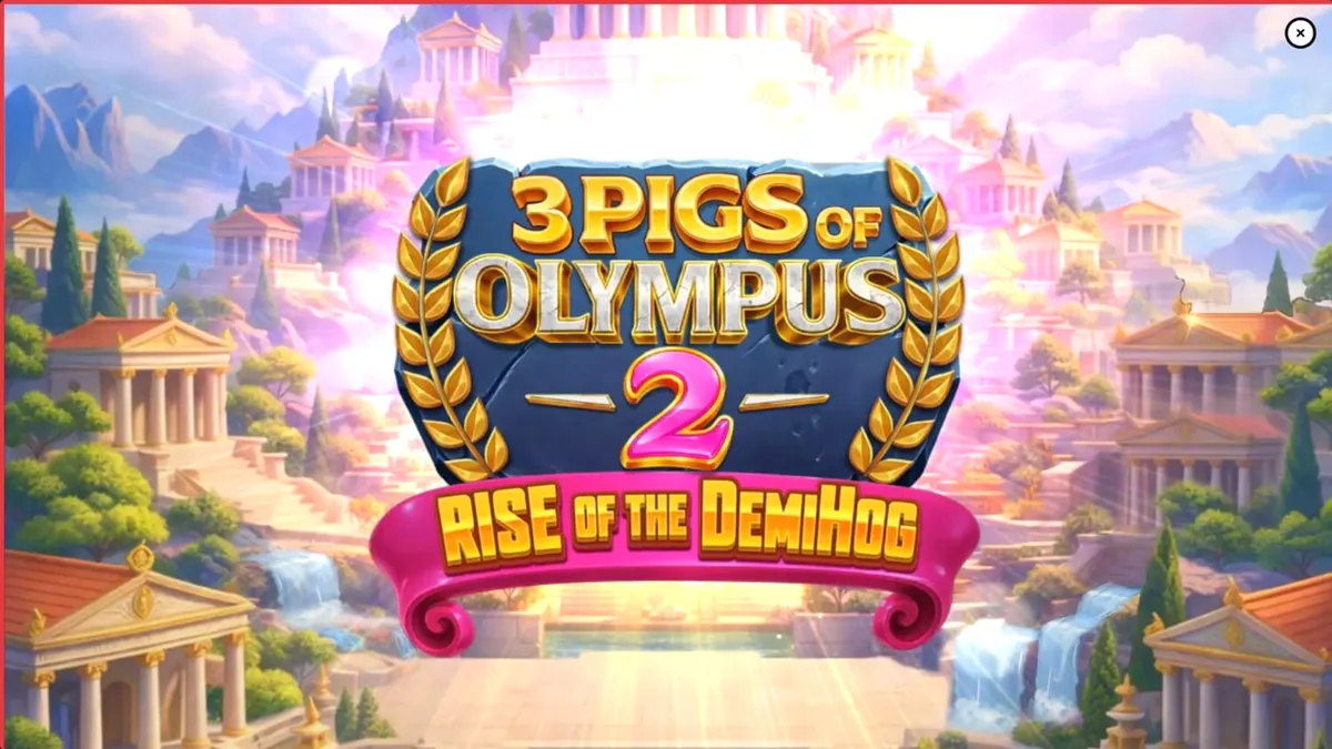 3 Pigs of Olympus 2 Rise of the DemiHog slot game screen